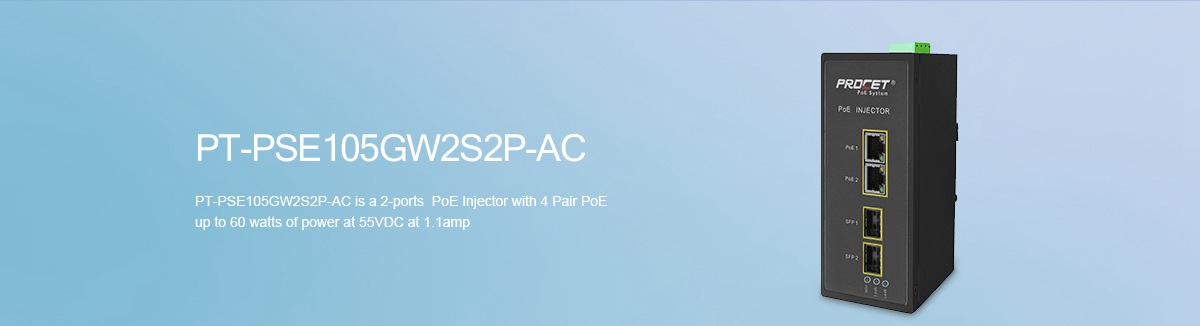 PT-PSE105GW2S2P-AC 工业级千兆PoE交换机