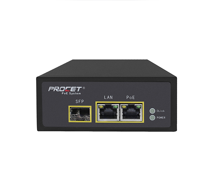 PT-PSE109GBRO-A-S 光纤PoE供电器