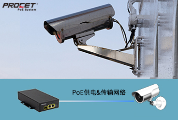 PoE设备如何给监控摄像机供电供网