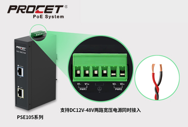 PROCET工业级PoE供电设备助力工业自动化应用